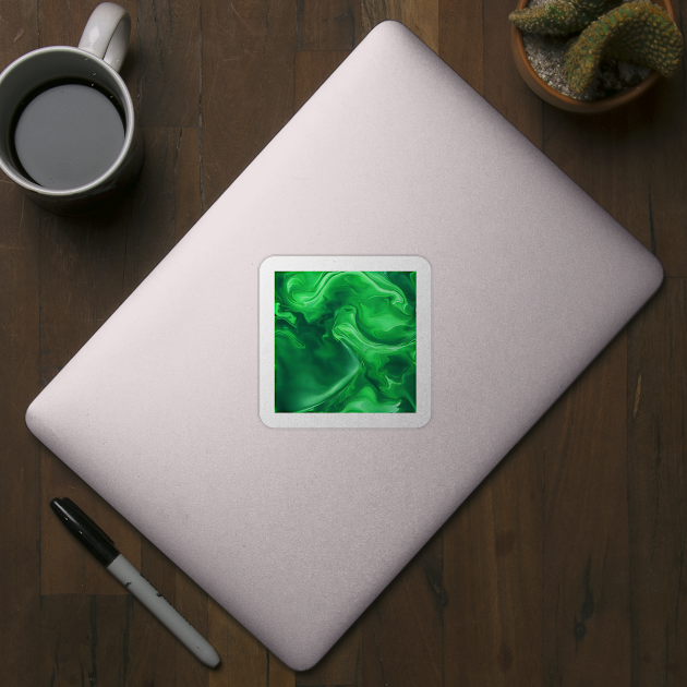 ELEGANT LIGHT GREEN LIQUID MARBLE DESIGN, IPHONE CASE AND MORE by ZARBIT